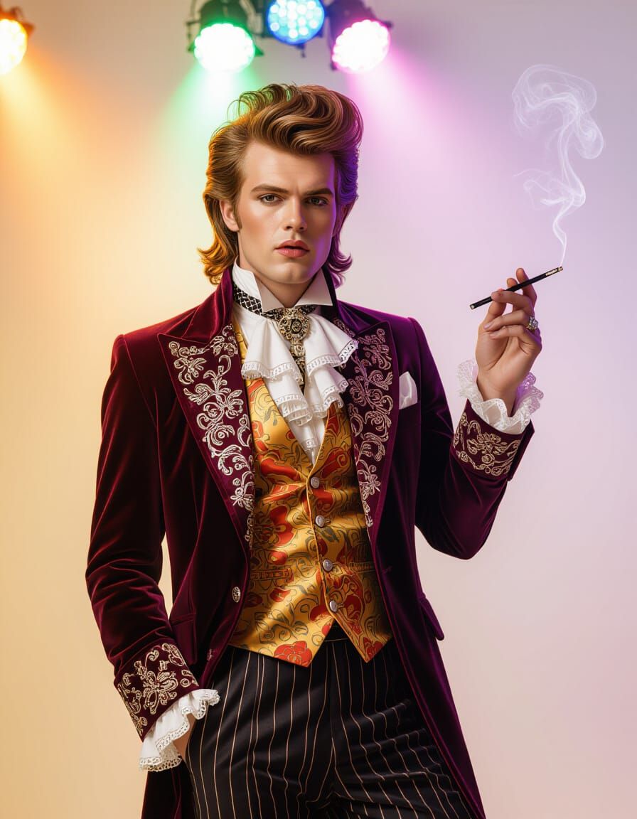 flamboyant Teddy Boy