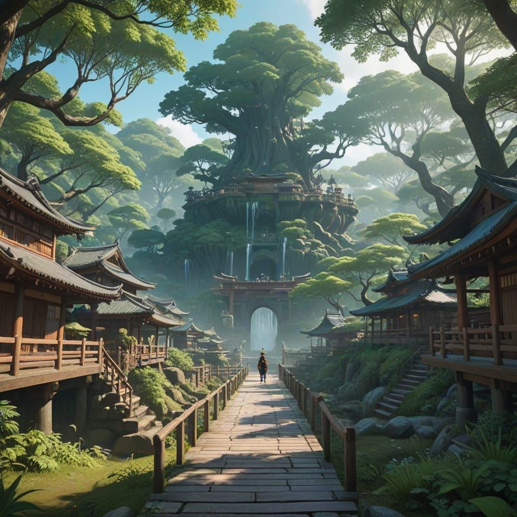 Naruto in Enchanted Leaf Village