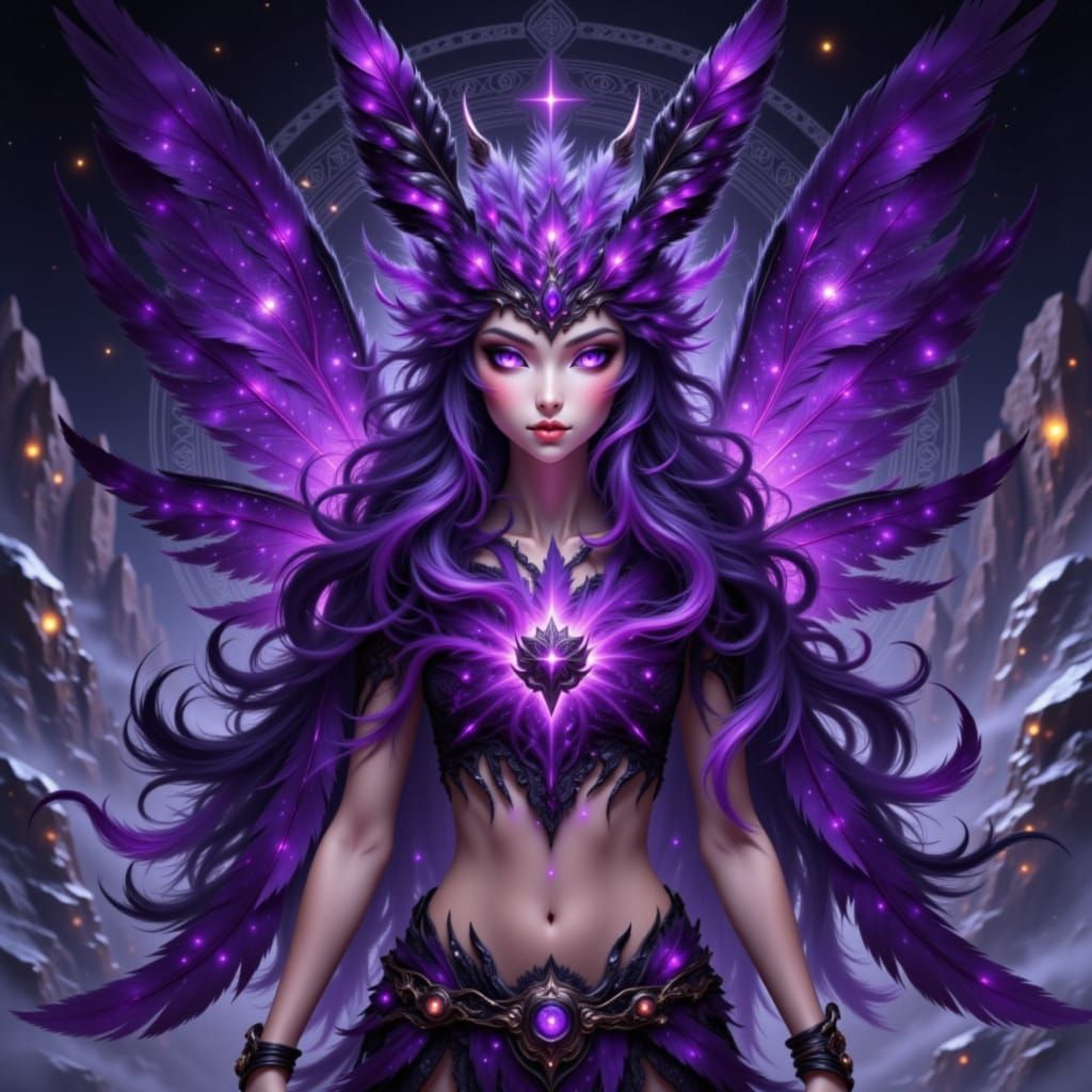 <lora:Featherborn:1.0> + <lora:Journey of Inanna:1.0> Test