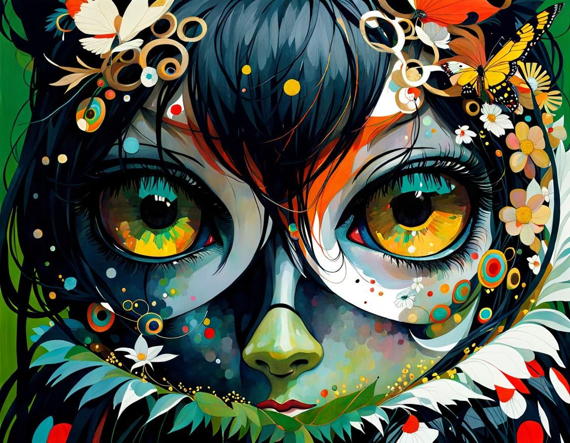 Ethereal Fusion Inspired by Symbolist Masters