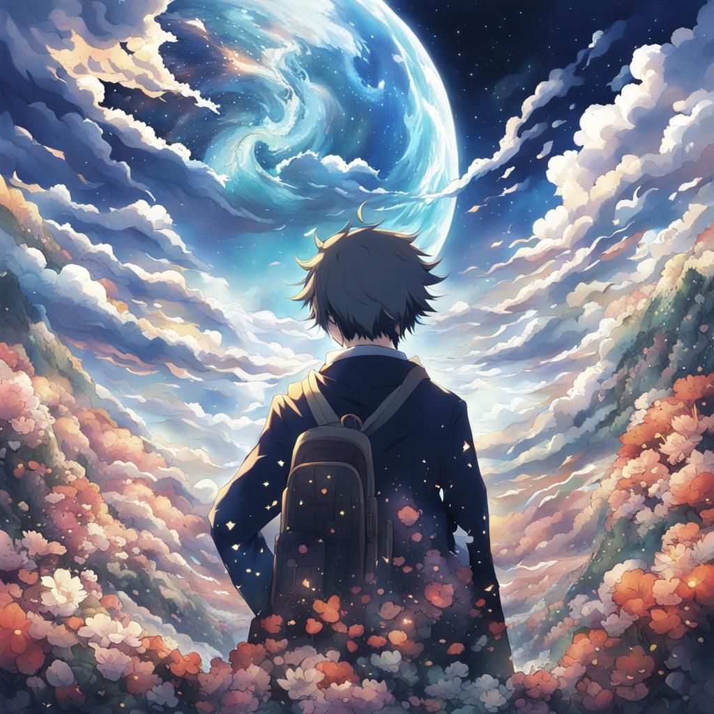 Anime Style God in Fantasy World