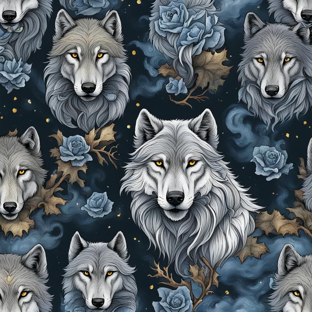 Mystical Wolf: An AI Generated Fantasy
