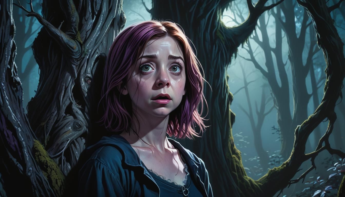 Willow Rosenberg in Eerie Gothic Forest: Comic Art