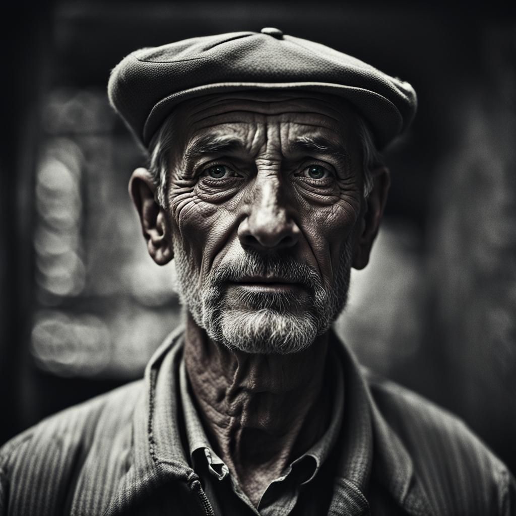 Realistic Portrait of a Man in his 30s