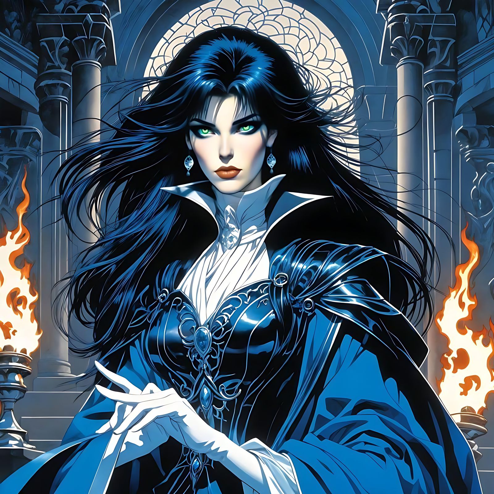 Artemisia Recoyne arrives at Listratha's wedding