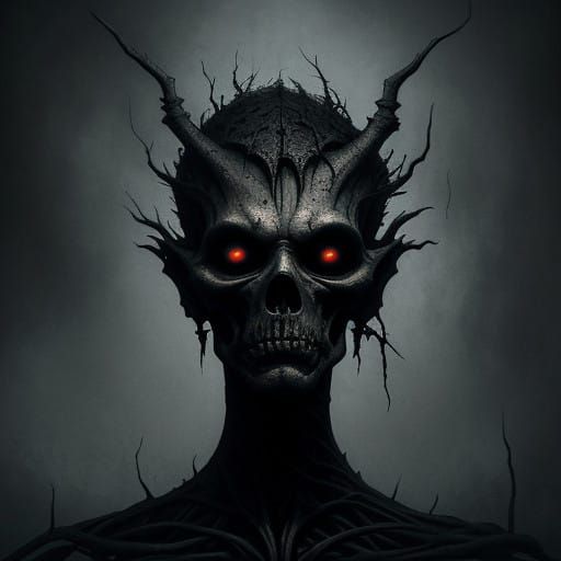 Twisted Shadows in Ominous Twilight