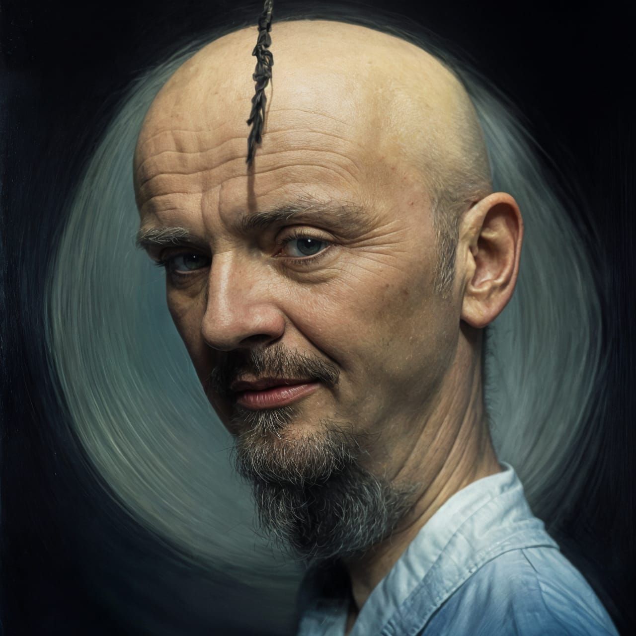 Zero Sum Game: Striking Hyperreal Painting