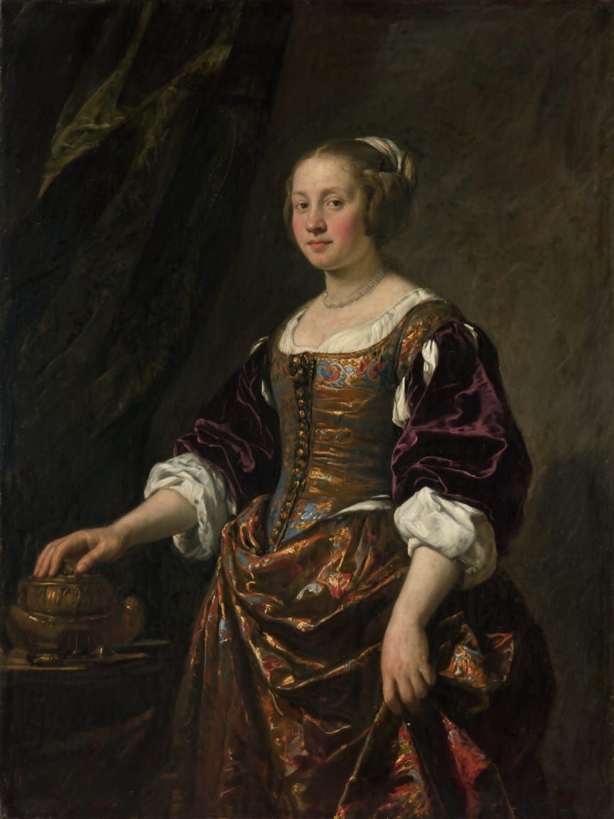 Dutch Golden Age Portrait of a Female Merchant