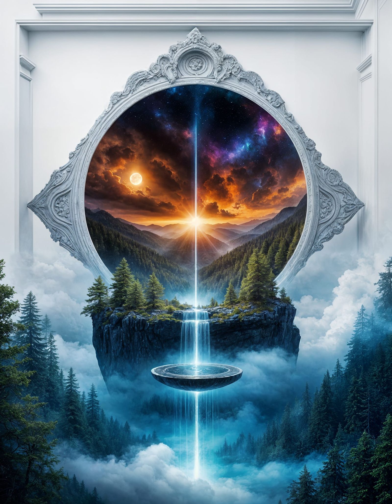 Interdimensional Portal to Earthly Reality in HDR