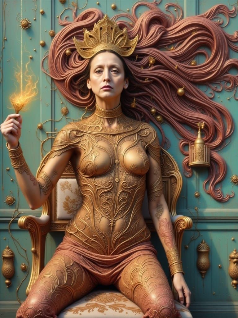 Abstract Figures in Surreal Photographic Style