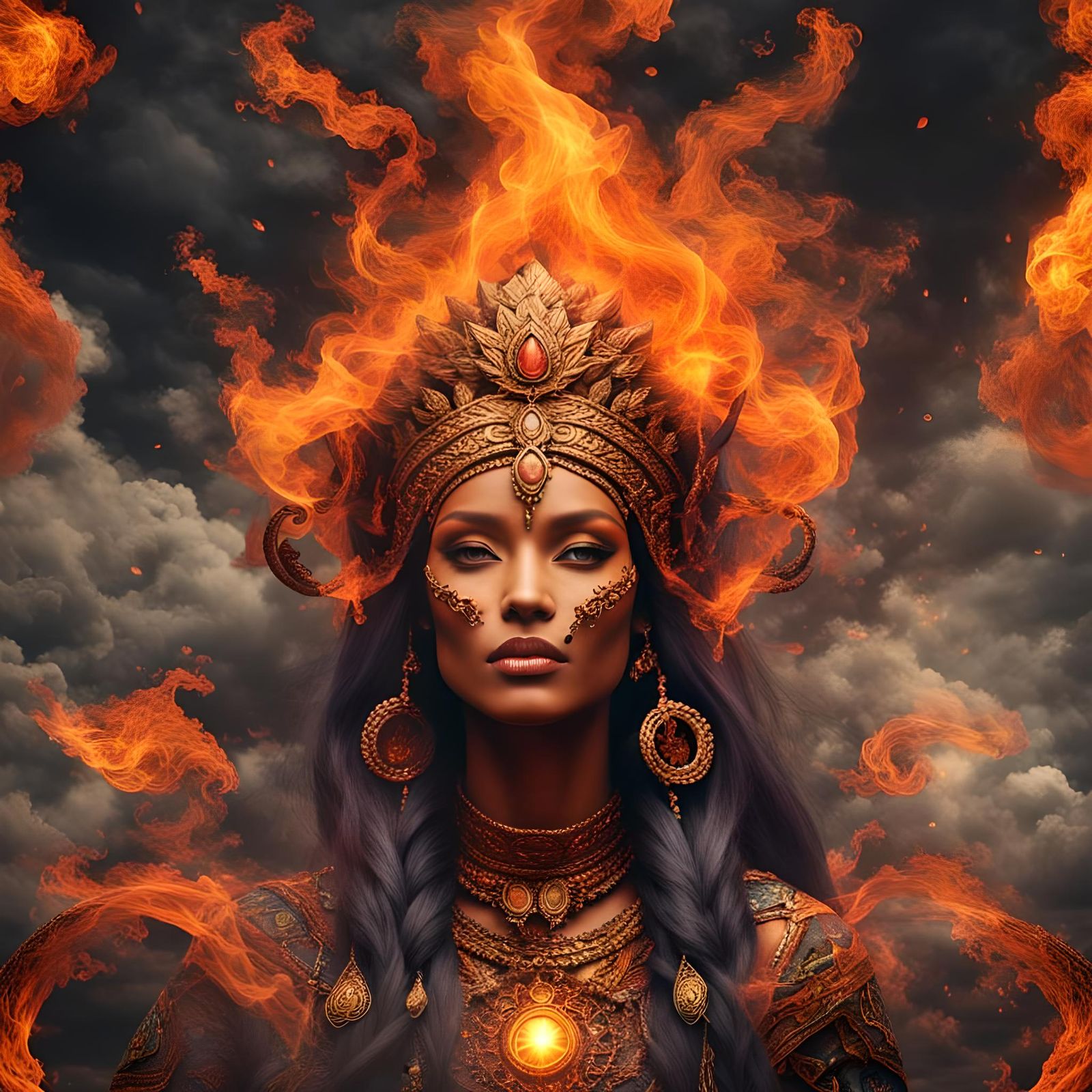 Fire goddess