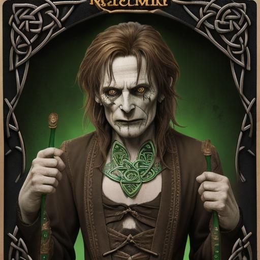 Macabre Celtic Rumpelstiltskin AI Art