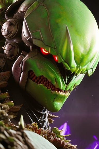 Hyperdetailed Dryad Ghoul Portrait in Photorealistic Style