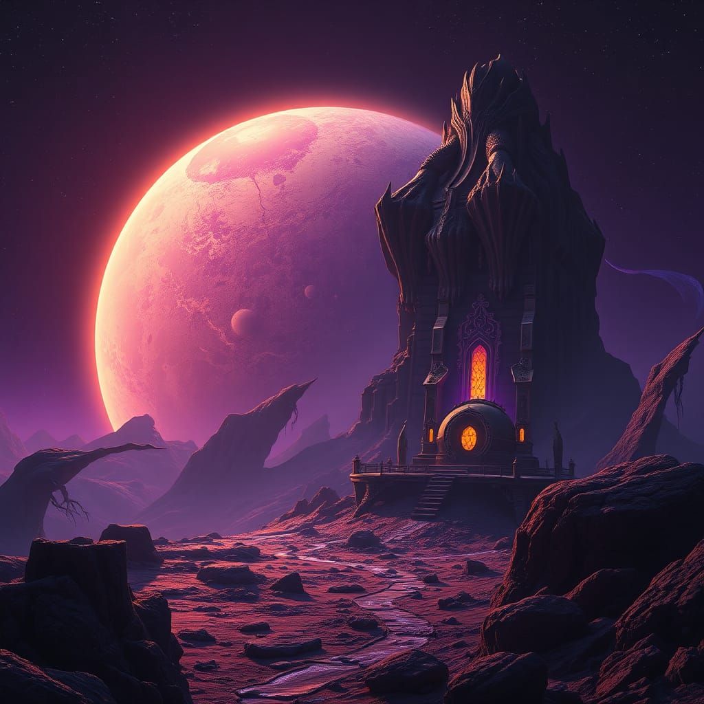 Dark Fantasy Erra Concept Art by Rutkowski in 8K