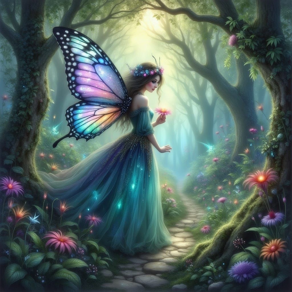 Whimsical Wonderland in Enchanted Watercolor