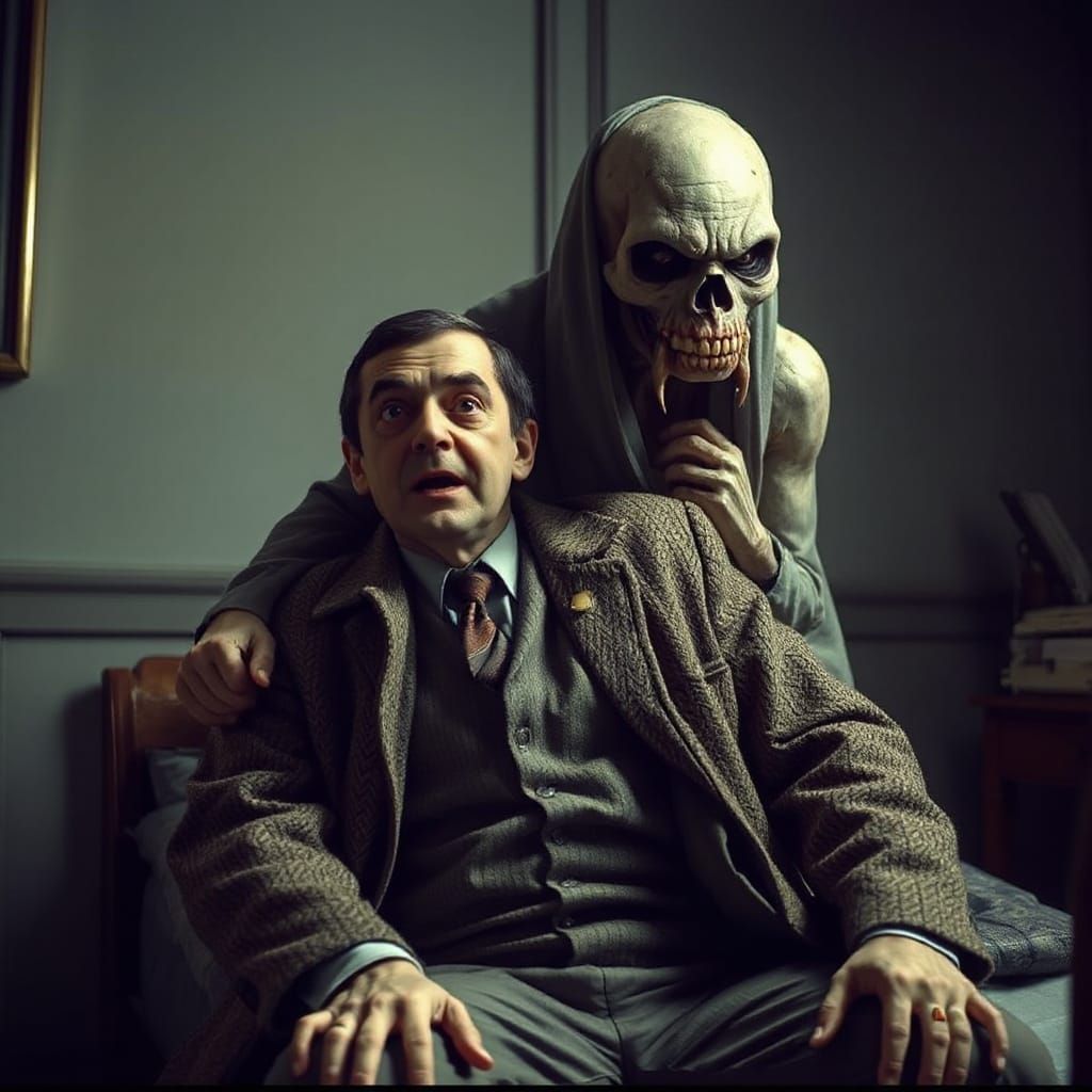 Mr. Bean Meets The Ring: A Horror Crossover