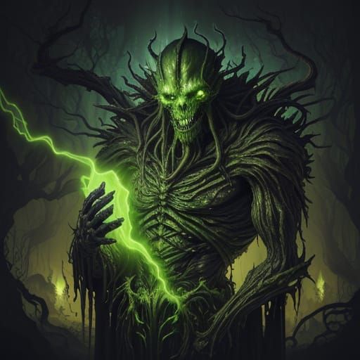 Surreal Beast of Ruin Emerges from Nightmarish Bloom