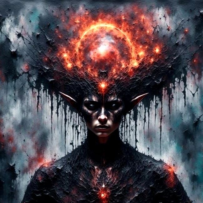 Ethereal Renaissance Painting of a Mystic Supermind