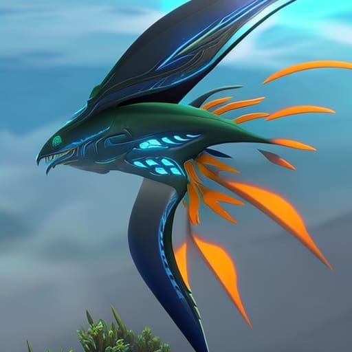 Hyperrealistic Reaper Leviathan Splash Art