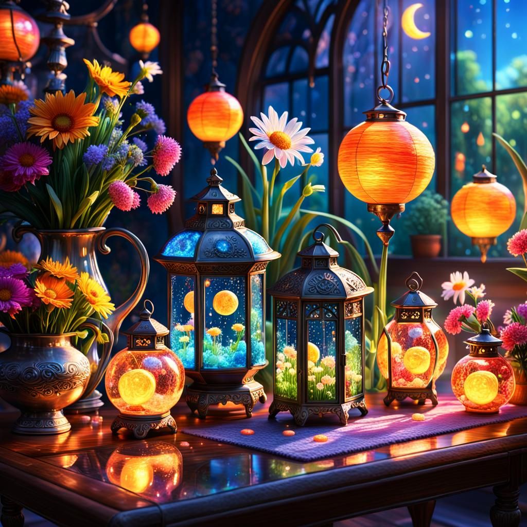 Neon Still Life: World as Luminous Home