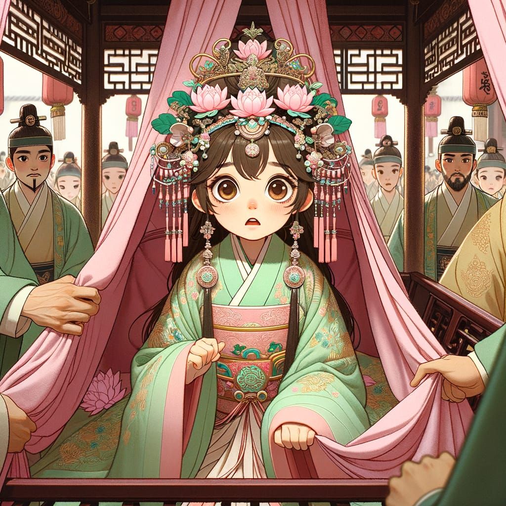 Unexpected Coronation of Lin in Traditional Hanfu