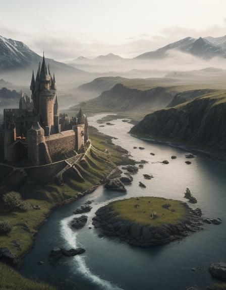 Breathtaking Magic Landscape in Photo Realistic Style