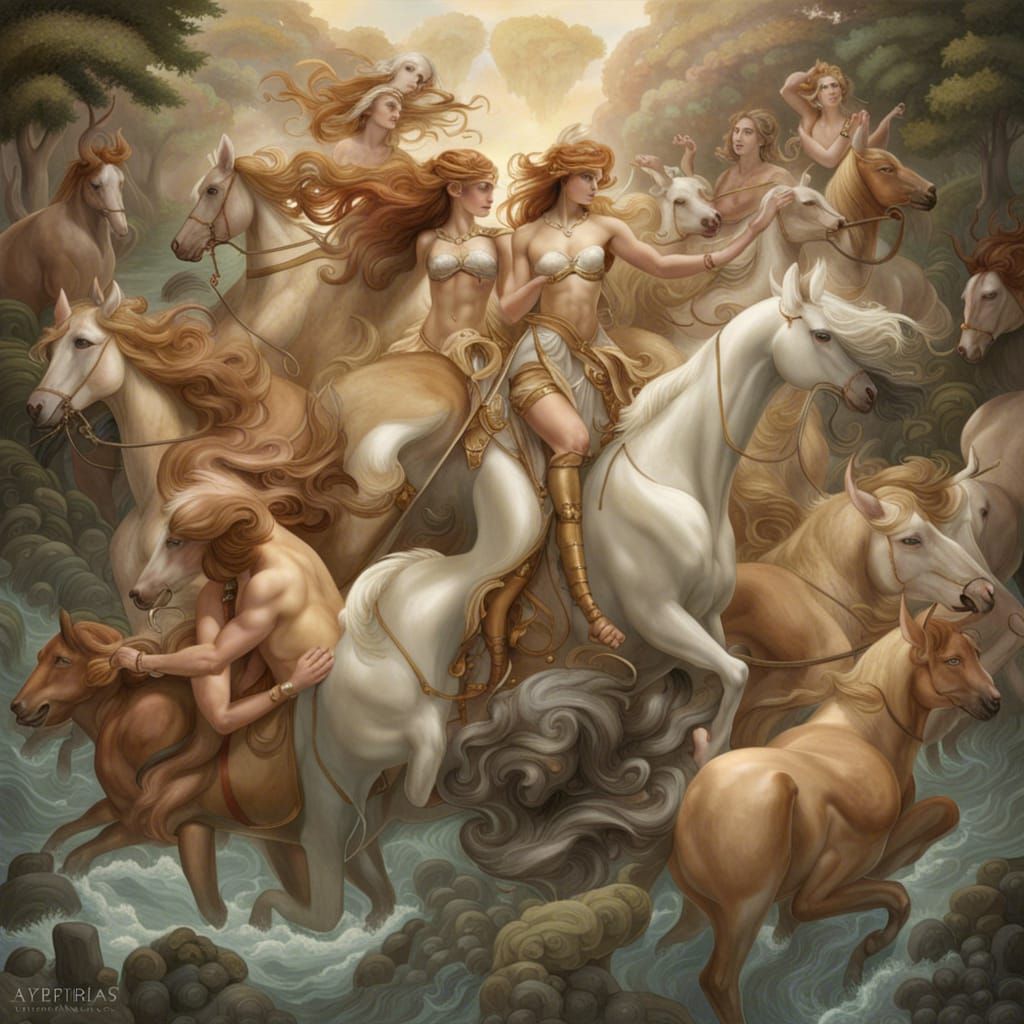 Centaurides; Greek mythology