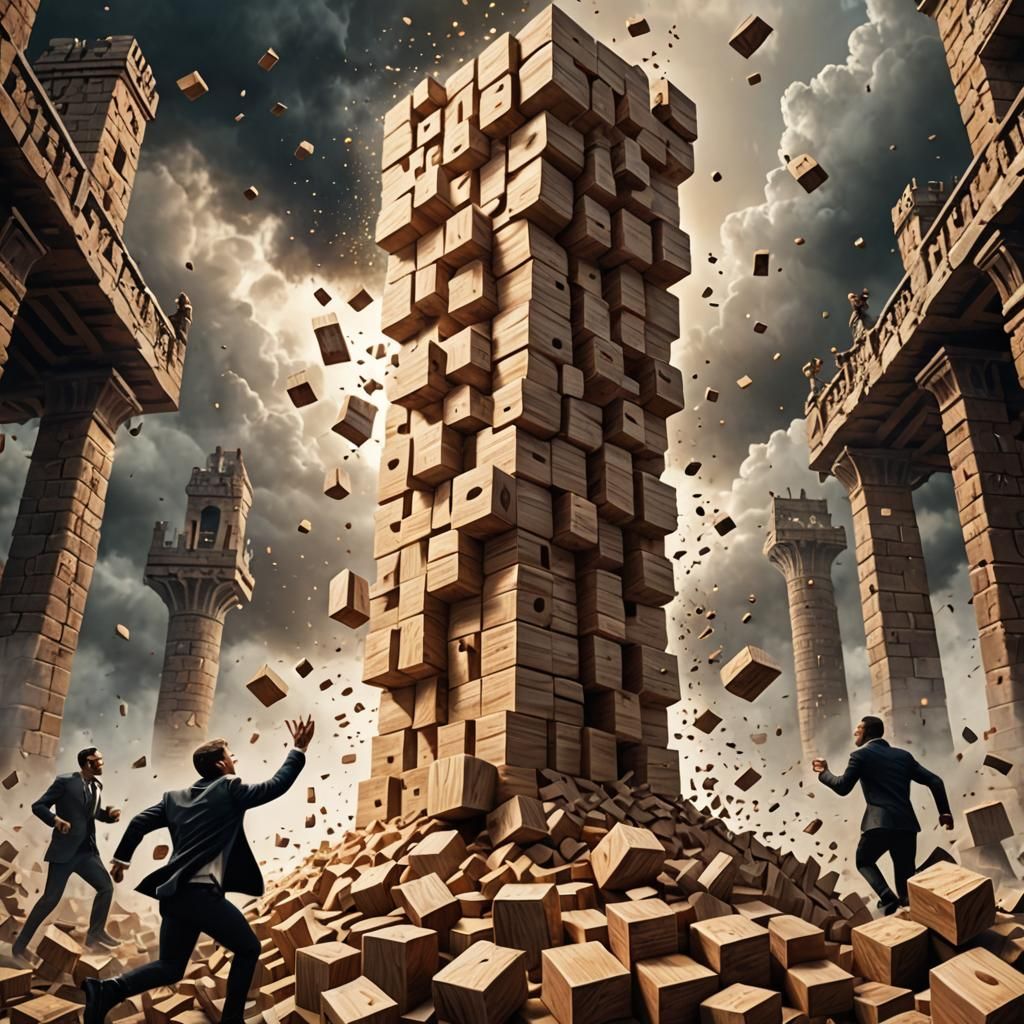 Jenga Apocalypse (Careful with your next move)