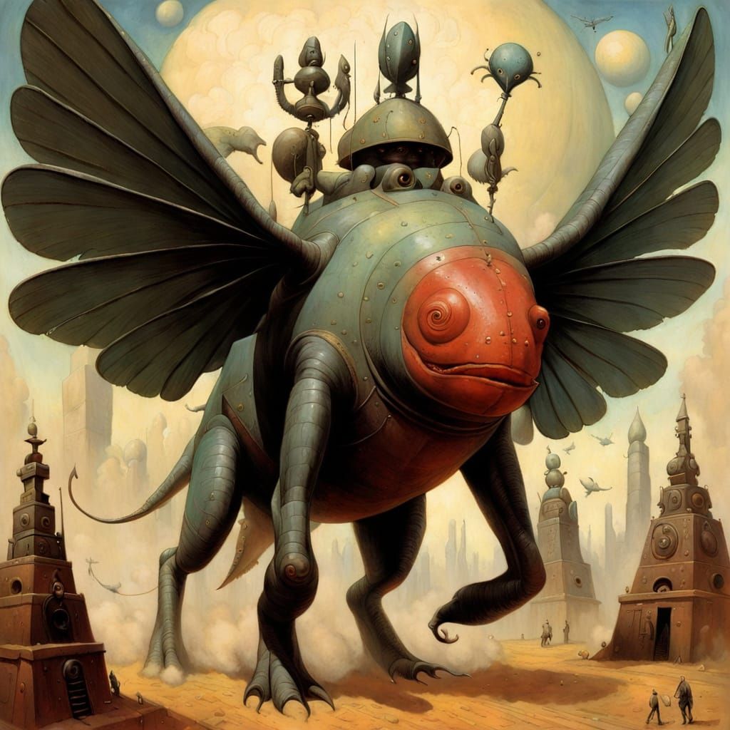 Chaotic Mind: A Dark Fantasy Art Piece