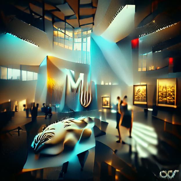 Art Deco Museum of Modern Art: Digital Illustration