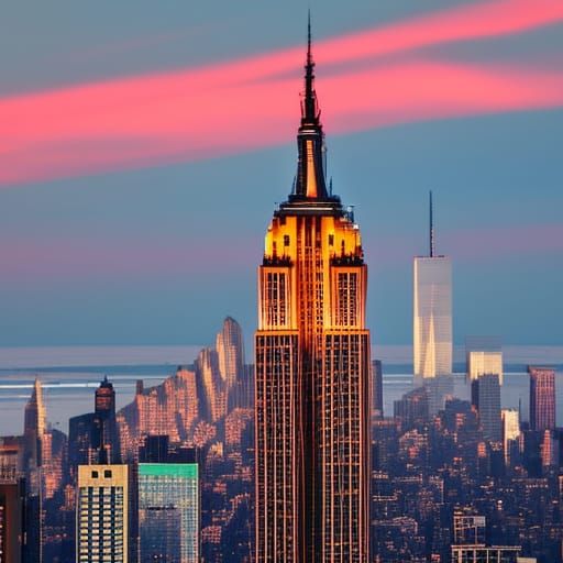 Empire State Building at Sunset: Professional Photography