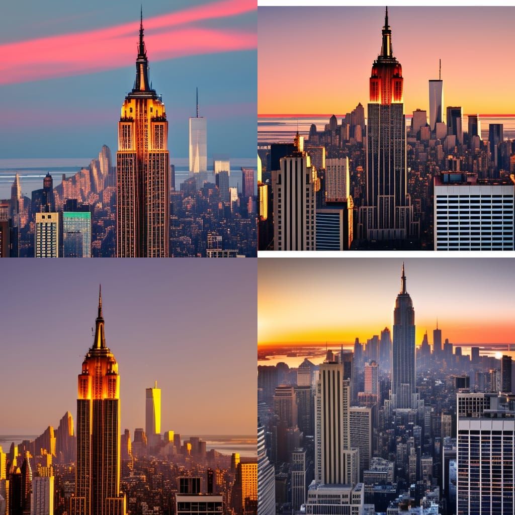 Empire State Building at Sunset: Professional Photography