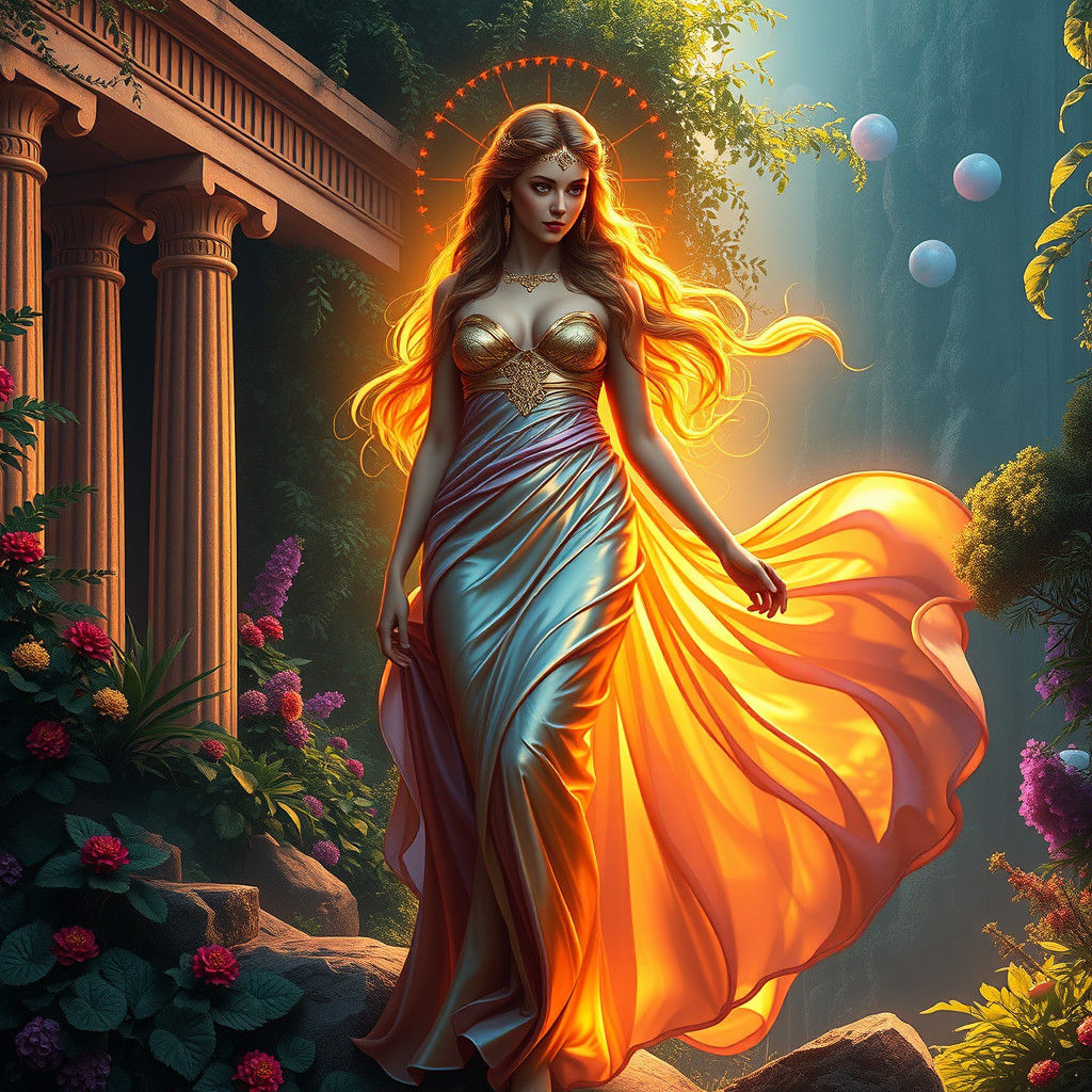 Aphrodite: Goddess of Love in a Mystical Realm