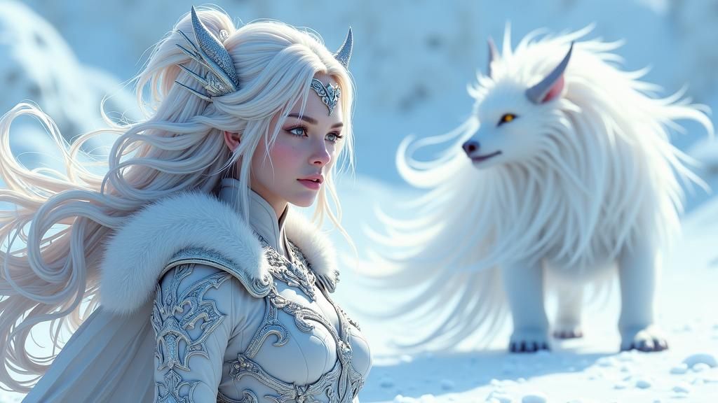 Icy Search: Anime Character in 3D Art Style