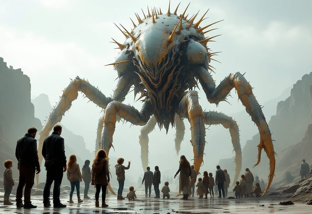 Gigantic Alien Family Gathering