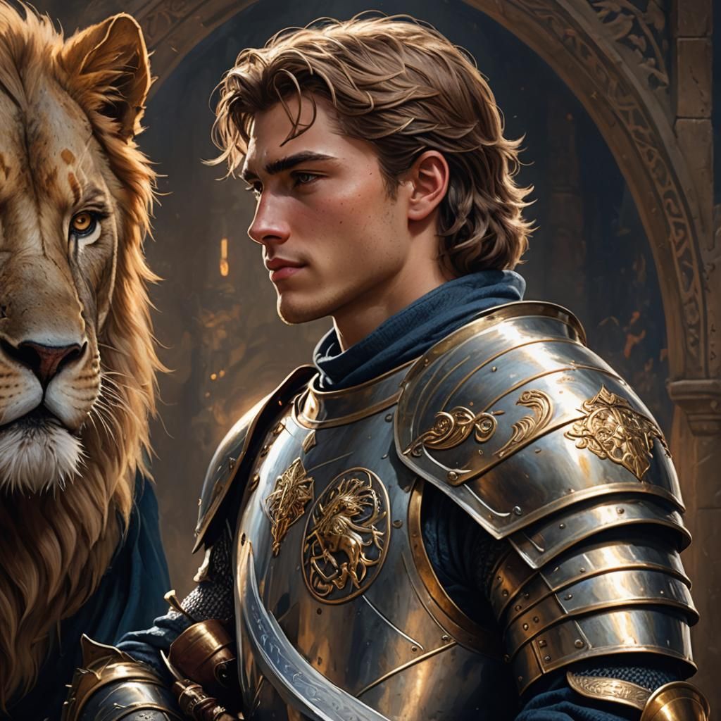 Young Knight in Shining Armour Concept Art