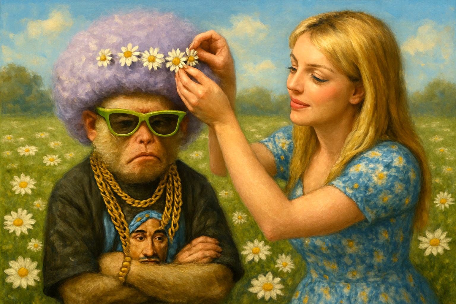 Joe too Gangsta for Flower Crowns...