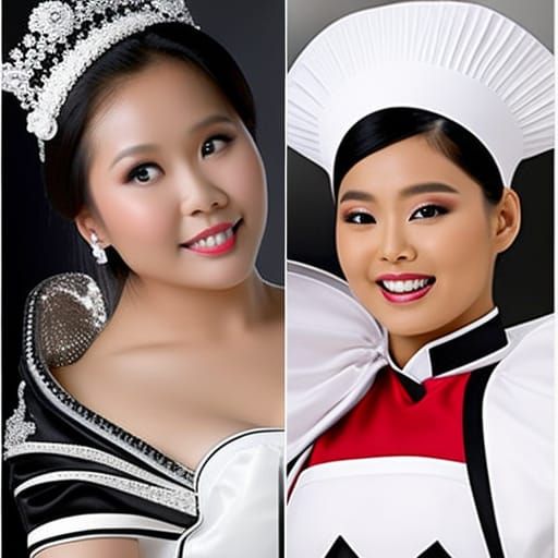 AI Image of Asian French Maid