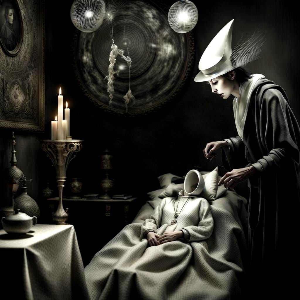 Having stolen her dreams, the Dream Stealer uses Stock Dreams playback to fill the hole left by the missing dreams...