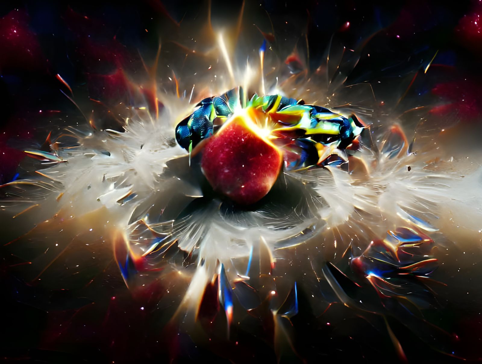 Dancing Star Supernova: 1080p Wallpaper