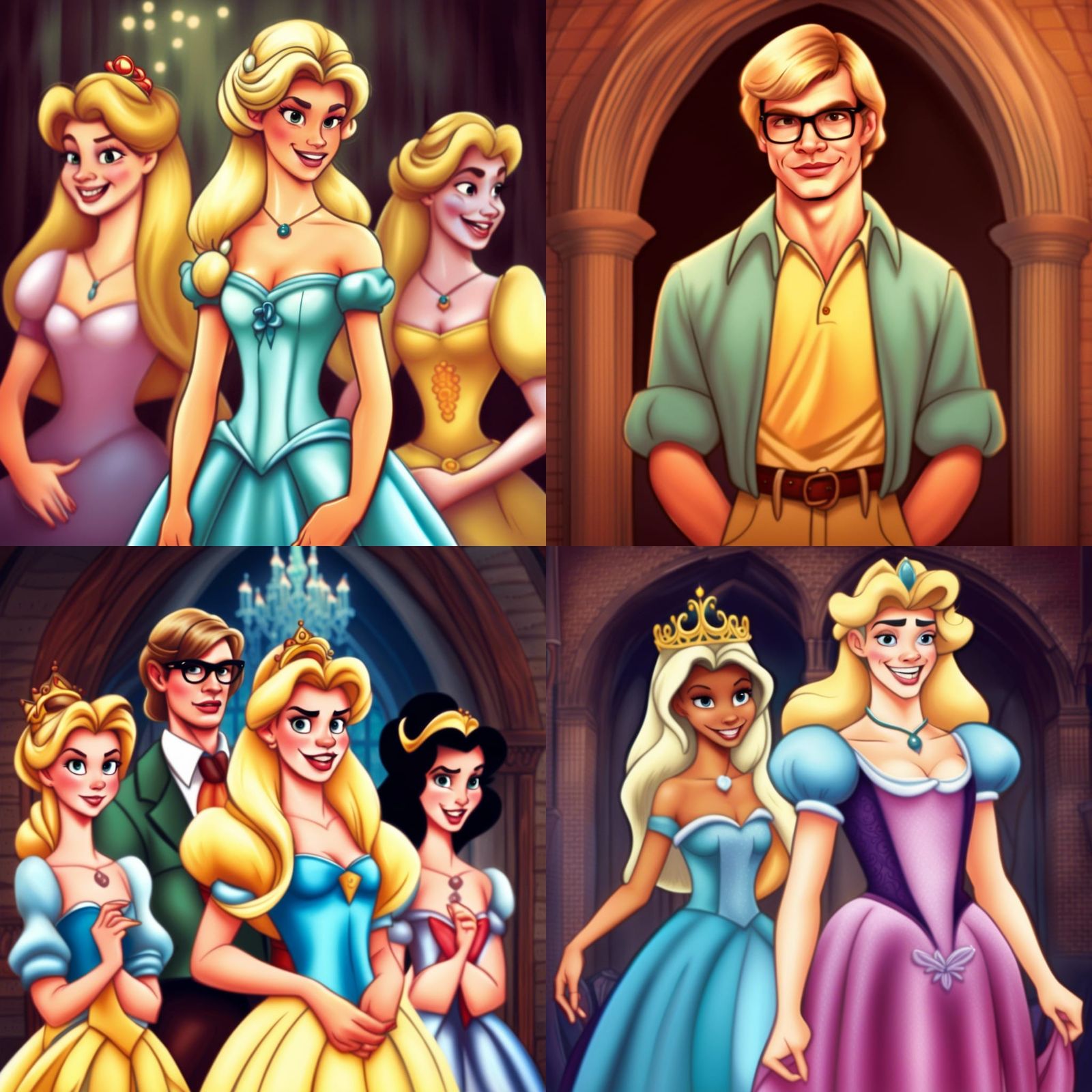 Jeffrey Dahmer as Disney Princess