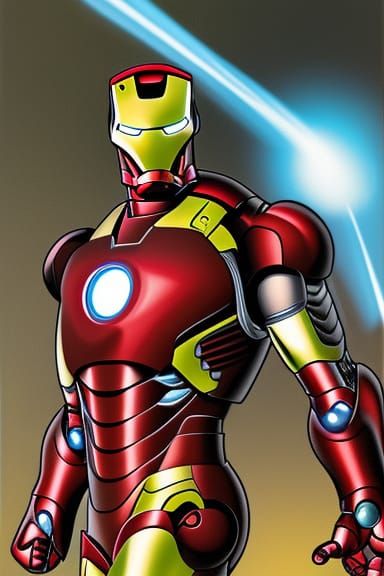 Iron Man Digital Rendering