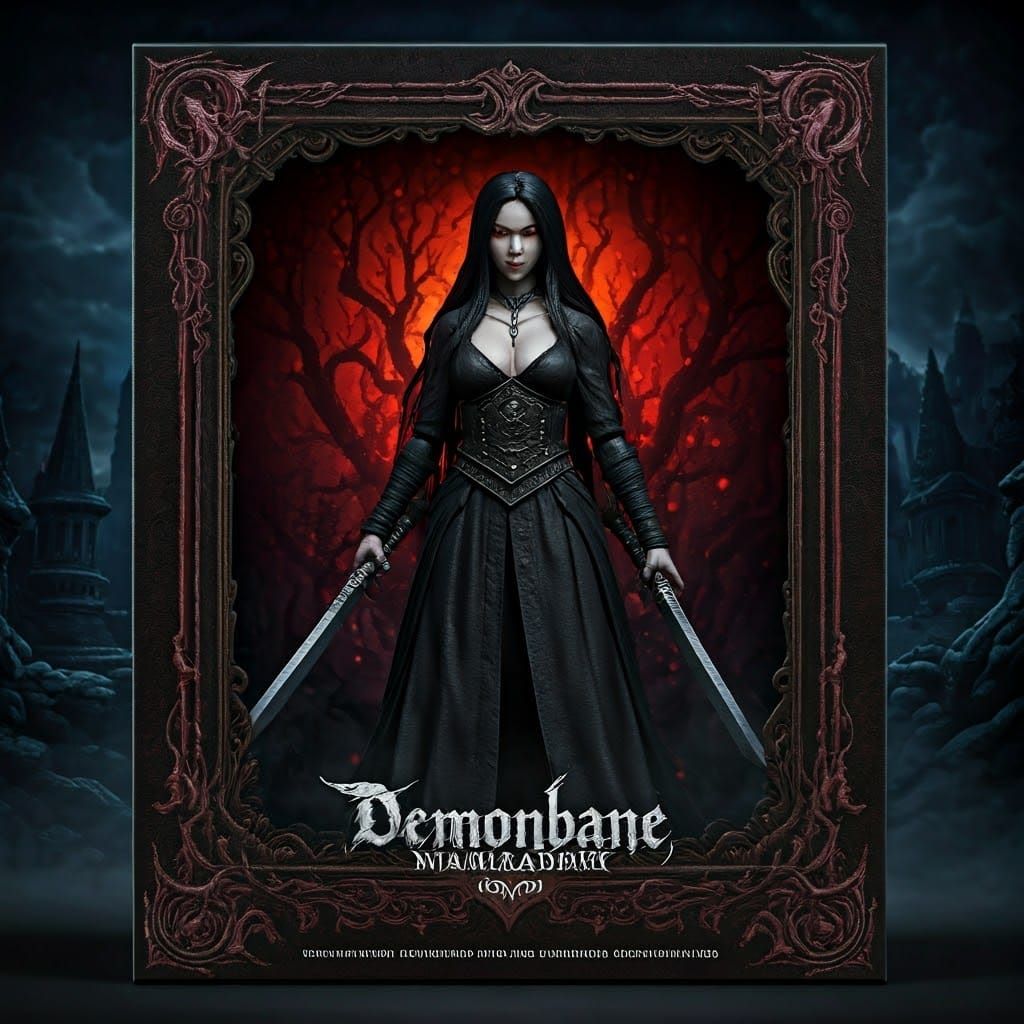 Nyarlathotep Action Figure in Dark Fantasy Style