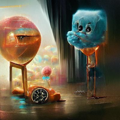 Gumball in Greg Rutkowski Inspired Style