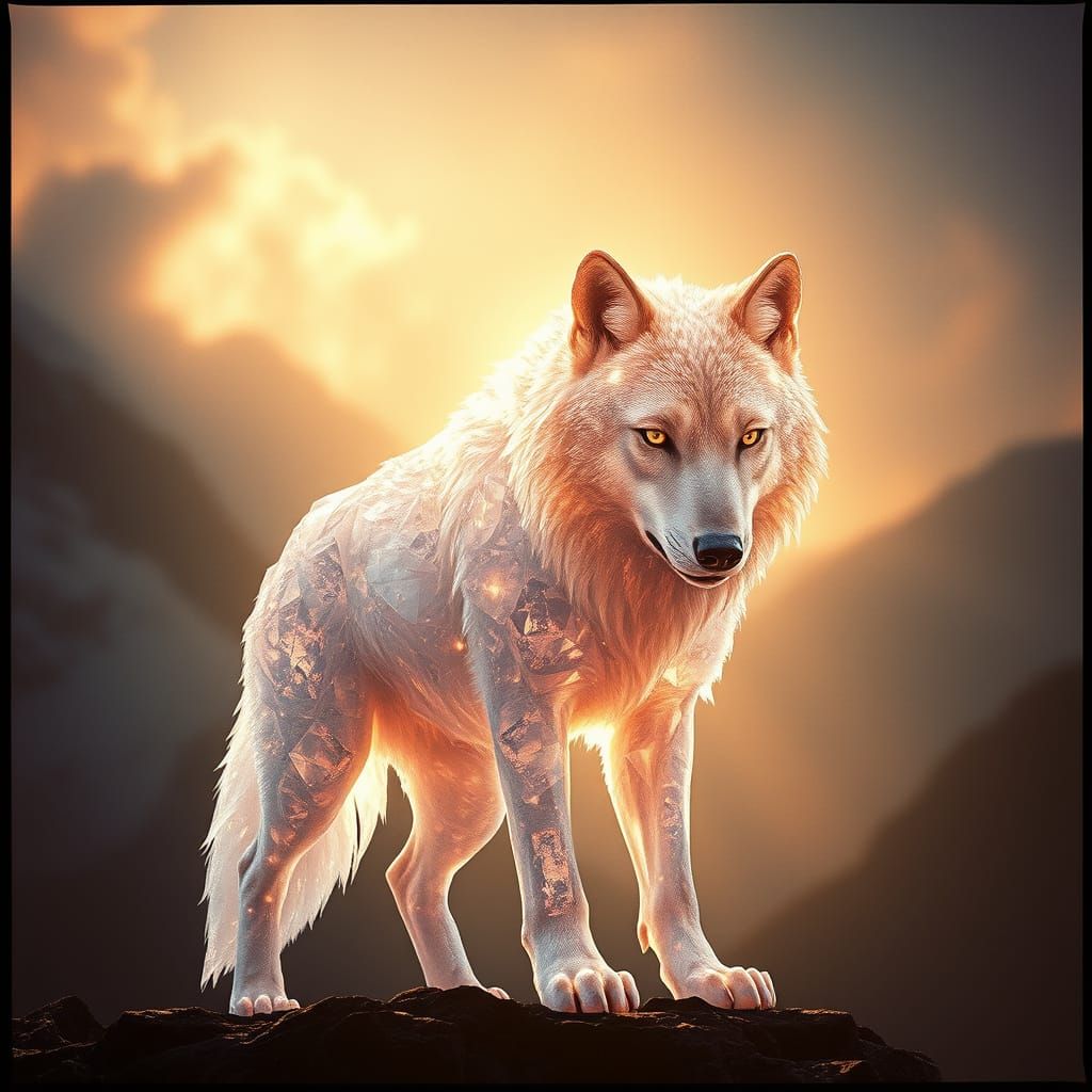 Crystal Wolf in Epic Cinematic Style
