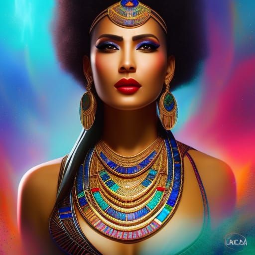 Egyptian Woman Fantasy Portrait