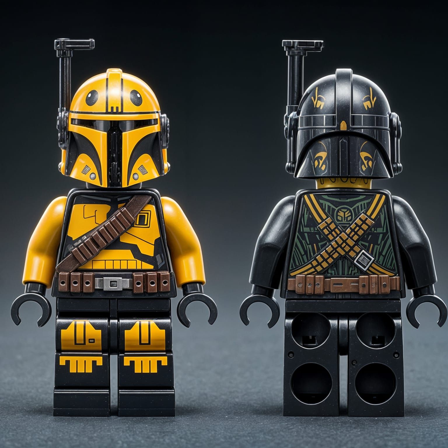 Lego Star Wars Mandalorian Warrior Minifigure in Yellow and ...