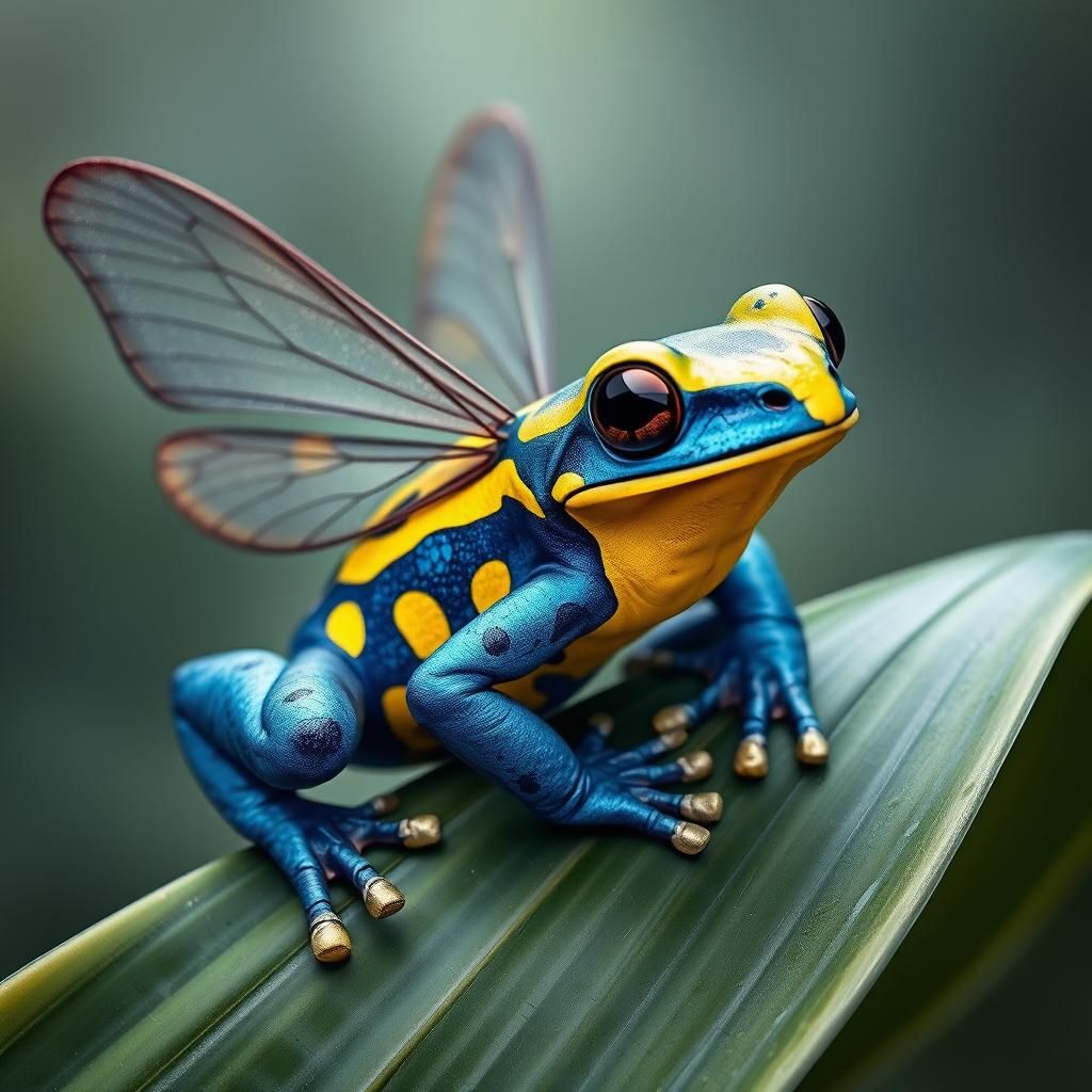 Hybrid Animal - Frog and Butterfly