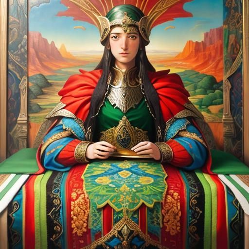 Mythical Landscape in Richard Dadd Style