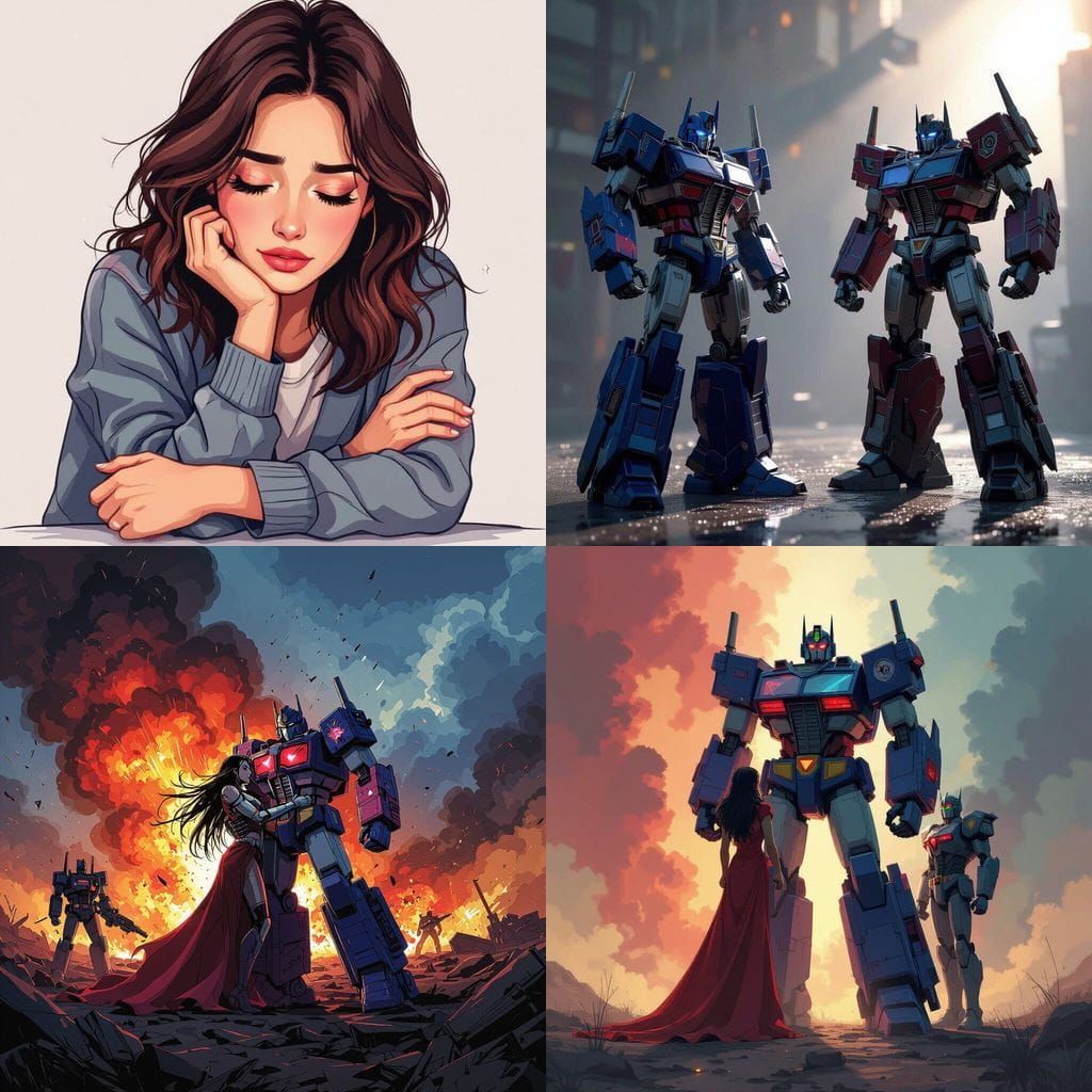 Transformers Elita-1, Optimus, and Megatron Love Triangle